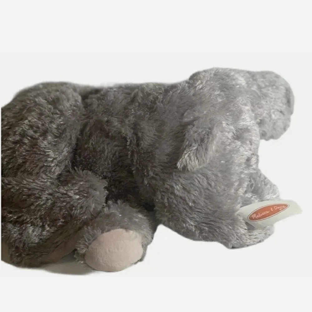 Melissa & Doug Grey Elephant Plush Stuffed Animal Cute Realistic Baby Child Toy